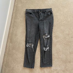 BDG Slim Straight High Waisted Jeans